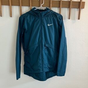 Nike Teal Hooded Lightweight Windbreaker Jacket